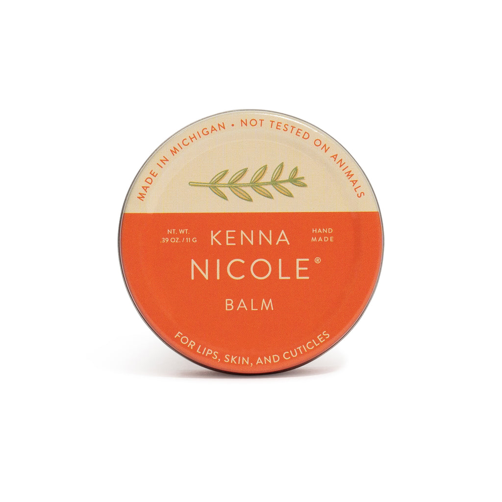 Kenna Nicole balm on a white background