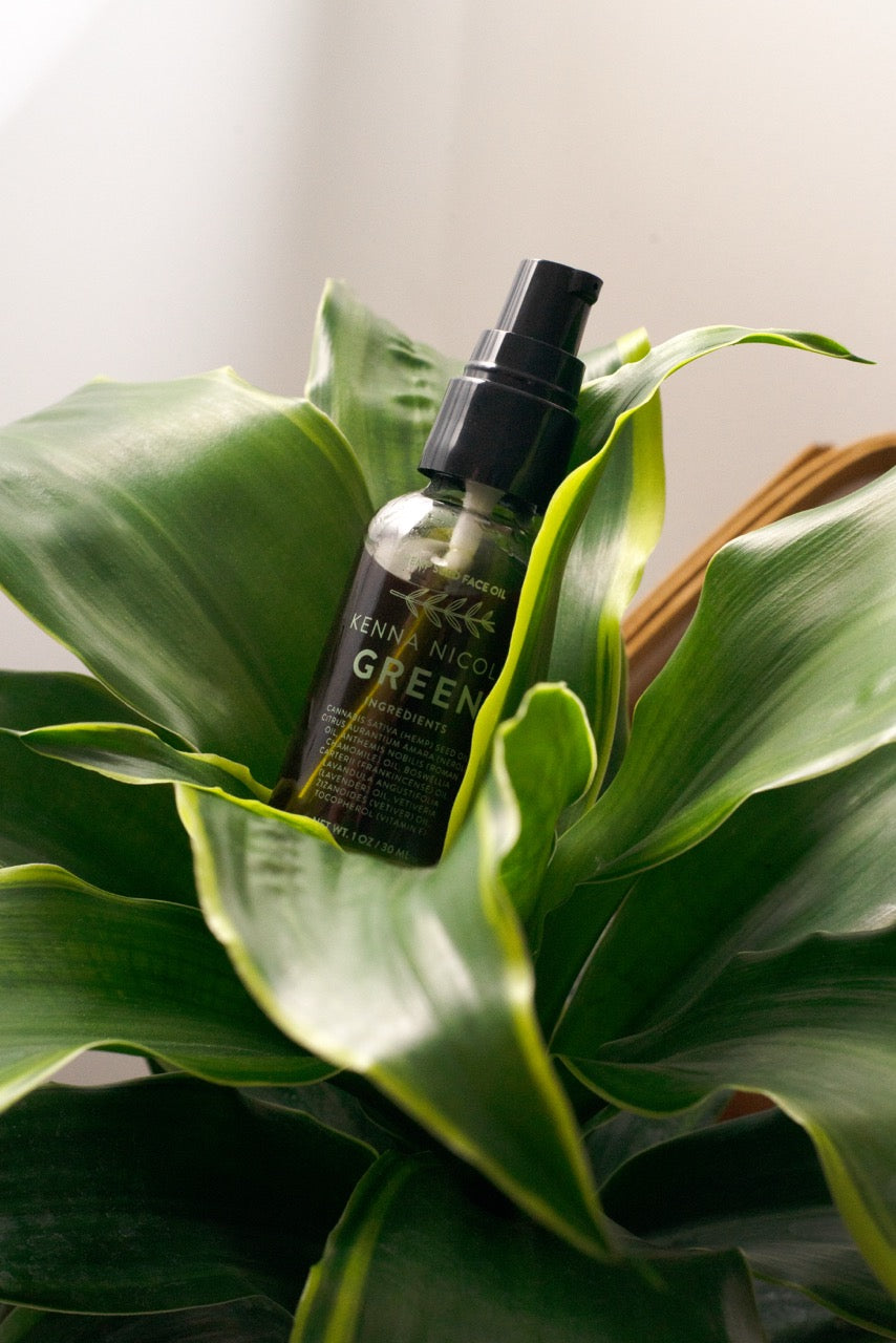 Green Hemp Seed Face + Skin Oil